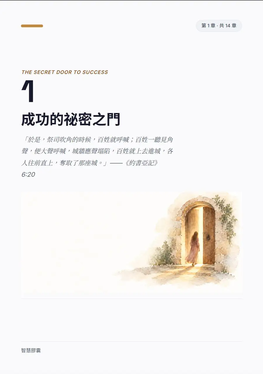 第 1 章開場頁