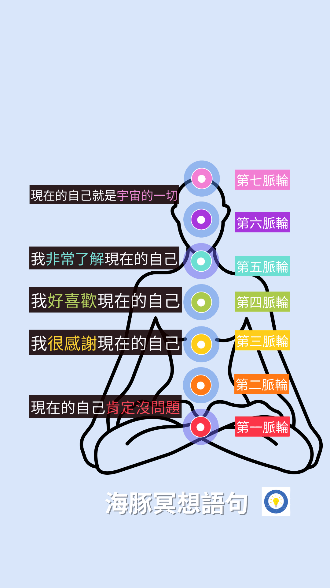 海豚肯定語手機桌布 01